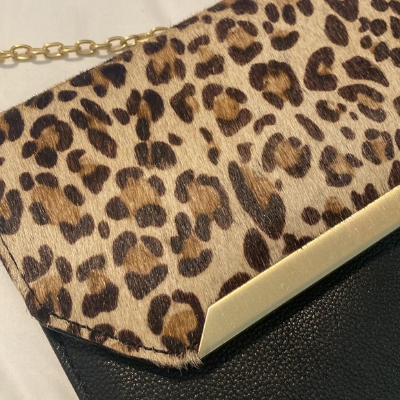 Silpada leather with leopard flap crossbody - Picture 5 of 5